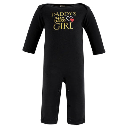 Monos de algodón Hudson Baby unisex para bebé, niña-papá rojo negro, 0-3 meses, niña-papá rojo negro, 0-3 meses