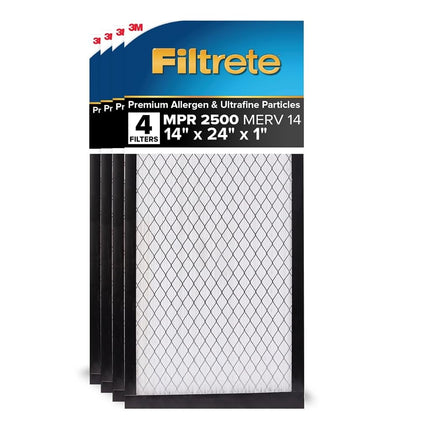 Filtrete High Performance Air Filter EAX20-4, 12 in x 24 in x 1 in (30.4 cm x 60.9 cm x 2.5 cm), 4 packs per case
