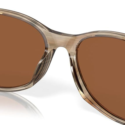 Costa Del Mar Women's Catherine Sunglasses, Shallows/Copper Silver Mirrored Polarized 580g, Medium