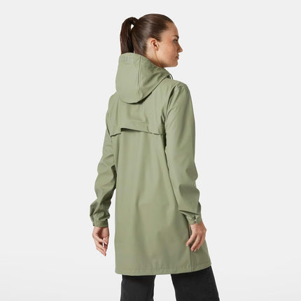 Helly Hansen Women's W Moss Rain Coat, Green, XL