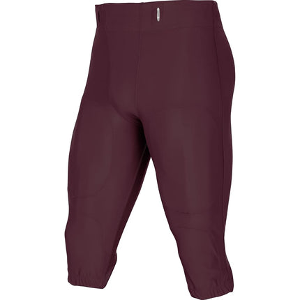 CHAMPRO Standard Blocker Traditional Adult Football Game Pants, Maroon, Large