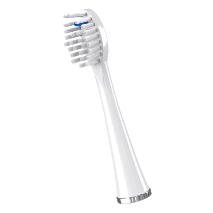 Cabezales de cepillo de repuesto Waterpik originales de tamaño completo con cubiertas para cepillo de dientes y seda dental Sonic-Fusion SFFB-2EW, 2 unidades, blanco