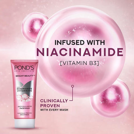 Pond's White Beauty Pinkish-White Glow Lightening Facial Foam 100g