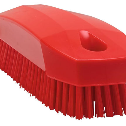 Vikan 64404 Brush,Nail,Stiff,PP/PBT,Red