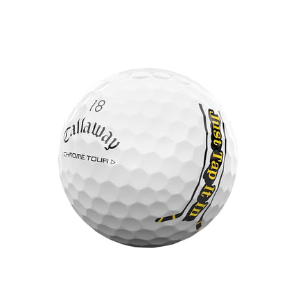 Callaway Golf Chrome Tour Happy Gilmore Golf Ball (Truvis, Tap It in)