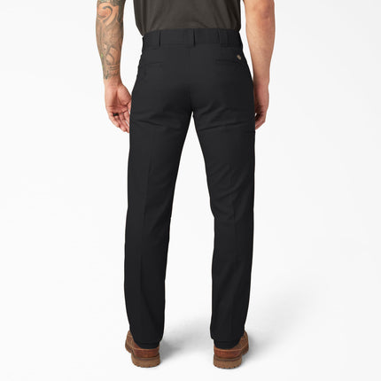 Dickies Mens Slim Fit Tapered Leg Multi-use Pocket Work Pants, Black, 38W x 30L