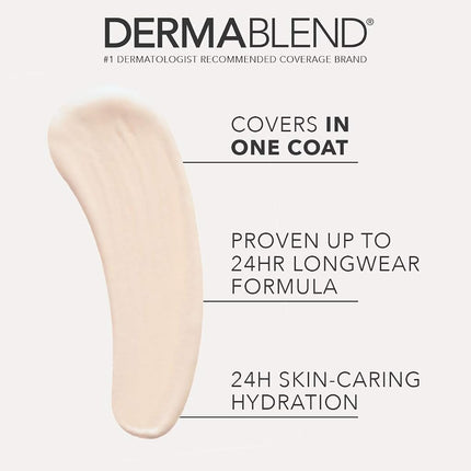 Dermablend Cover Care Full Coverage Concealer - Provides 1 Coat Coverage - Waterproof And Transfer Resistant - Covers A Variety Of Skin Blemishes - 24 Hour Hydration - Long Lasting - 0C - 10 ML
