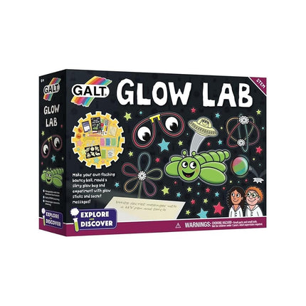 Galt America Kit de ciencia que brilla en la oscuridad - Laboratorio luminoso para niños de 6 a 12 años