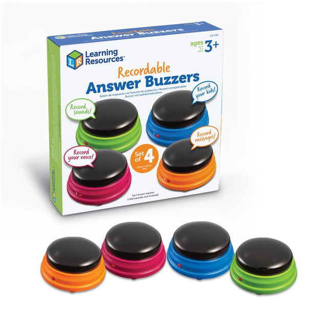 Learning Resources Recordable Answer Buzzers – Set
