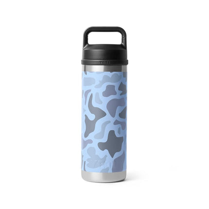 YETI Rambler 18 oz Bottle, Vacuum Insulated, Leakproof, Stainless Steel with Chug Cap, Blue Camo