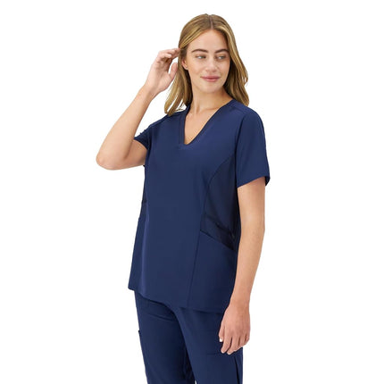 Hanes Women's Scrubs Healthcare Top, Moisture-Wick