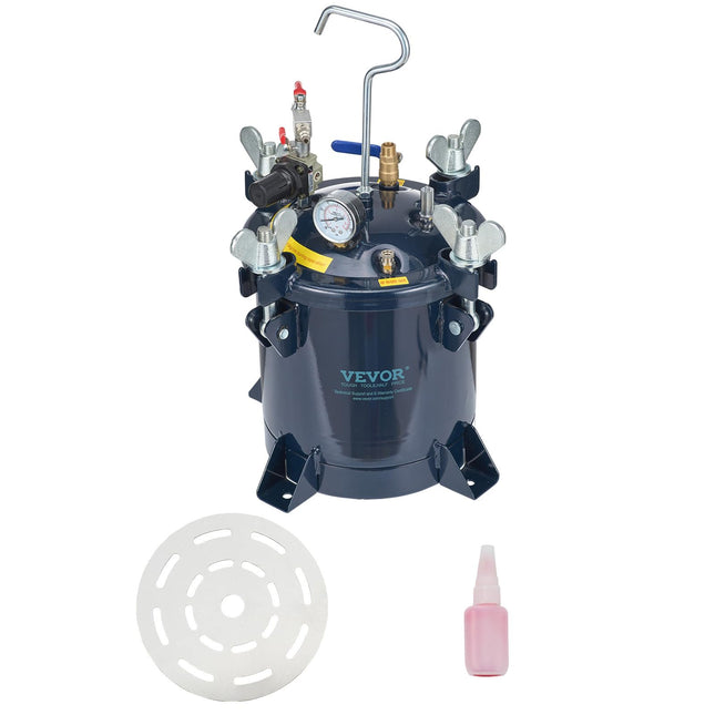 VEVOR Spray Paint Pressure Tank, 10L/2.5 Gallon, 7