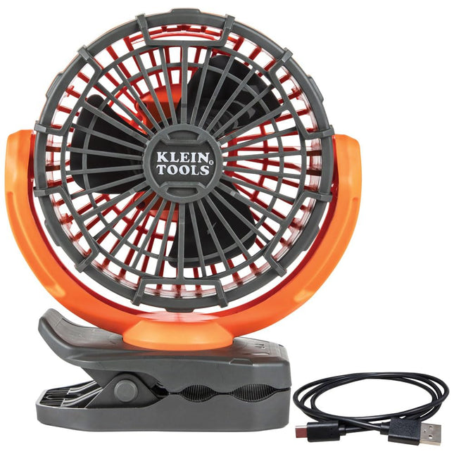 Battery Operated Rechargeable Fan with USB-C Charg