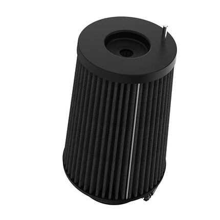 K&N Black Universal Dryflow Conical Air Filter 102mm flange, 168mm base, 133mm top, 241mm height (RC-3114HBK)