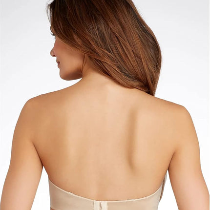 Maidenform Women's Smooth Luxe Strapless Extra Coverage Bra, Latte Lift, 38B