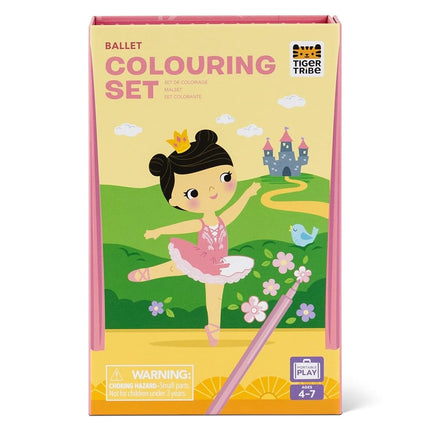 Tiger Tribe Ballet Colouring Set & Drawing Set