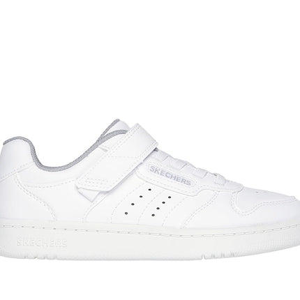 Skechers Boys' Quick Street Trainer, White, 8 UK Toddler