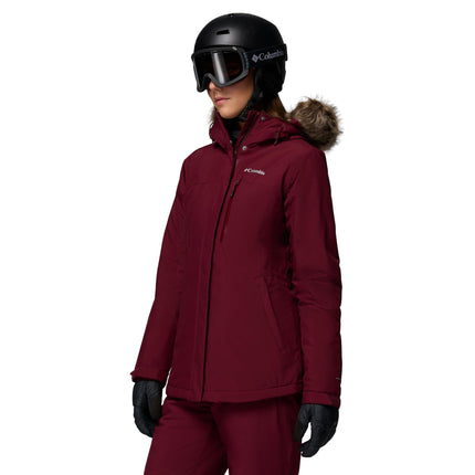 Columbia Women's Ski Jacket, Rich Wine, 2X