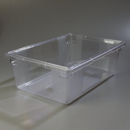 Carlisle FoodService Products Storplus Food Container Storage Container with Stackable Design for Storage, 12.5 Gallons, Clear, (Pack of 4)