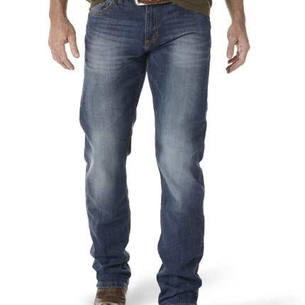 Wrangler Men's Retro Slim Fit Straight Leg Jean, C
