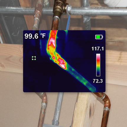 Rechargeable Thermal Imager, Over 10,000 Pixels with Three Color Pallettes and High and Low Temperature Points, Klein Tools TI250
