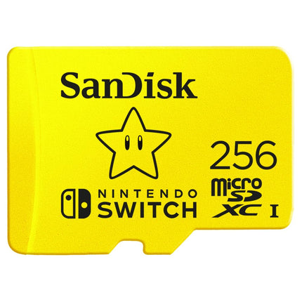 SANDISK microSD Card 256GB, Super Mario Super Star