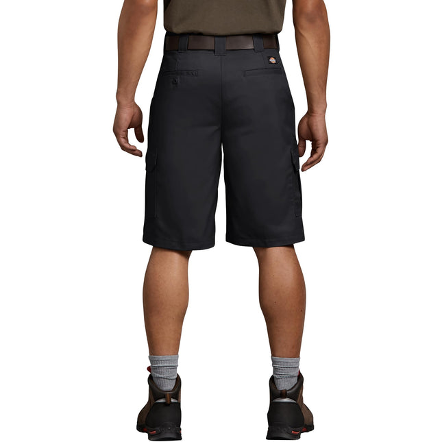 Dickies Men's Flex Regular Fit Cargo Shorts, 11", Black, 44 Regular