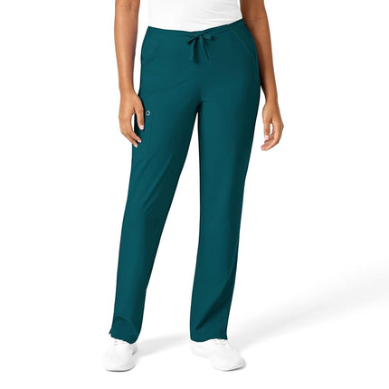 WonderWink 5255ACARISM W123 Women's Drawstring Pant, Caribbean Blue, Standard-S Size