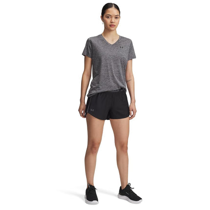 Under Armour Womens Tech Play Up Shorts Black L
