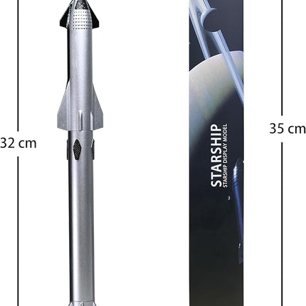 AYGITAL SpaceX Starship 1/375 Diecast Rocket Model