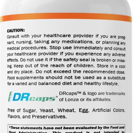 Vitamatic Lactobacillus Salivarius 2 Billion per DR Capsule - 60 Count - Digestive Support - Made with Prebiotic Inulin Fiber