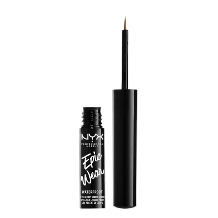 NYX Professional Makeup Epic Wear Metallic Liquid Liner, Brown Metal