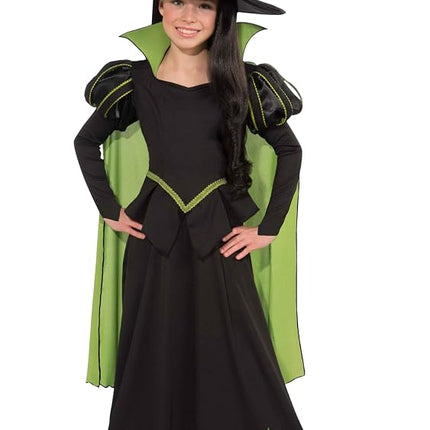 Girls Official Licensed Wizard of Oz Wicked Witch Halloween Book Day Fancy Dress Costume Outfit 3-10 Years (5-7 Years) Black
