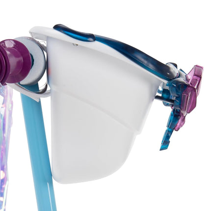 Huffy Frozen 2 Preschool Scooter, Elsa & Anna Graphics, Handlebar Bin, Three Wheels & Streamers