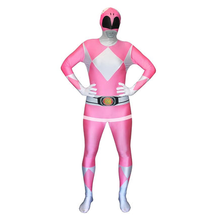 Morphsuits Men's Power Rangers Adult Sized Costume, Pink, M UK