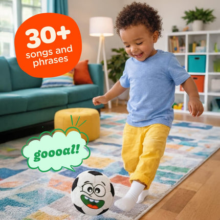 Move2Play, juguete interactivo hilarante con música y efectos de sonido | Regalo de cumpleaños para niños y niñas | Pelota para niños pequeños y bebés | Interior/Exterior | Edad 6, 9, 12+ meses | 1, 2, 3+ años (fútbol americano)