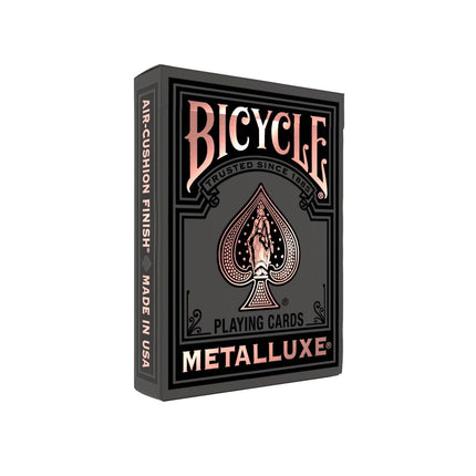 Bicycle Black and Rose Gold Metalluxe Playing Card