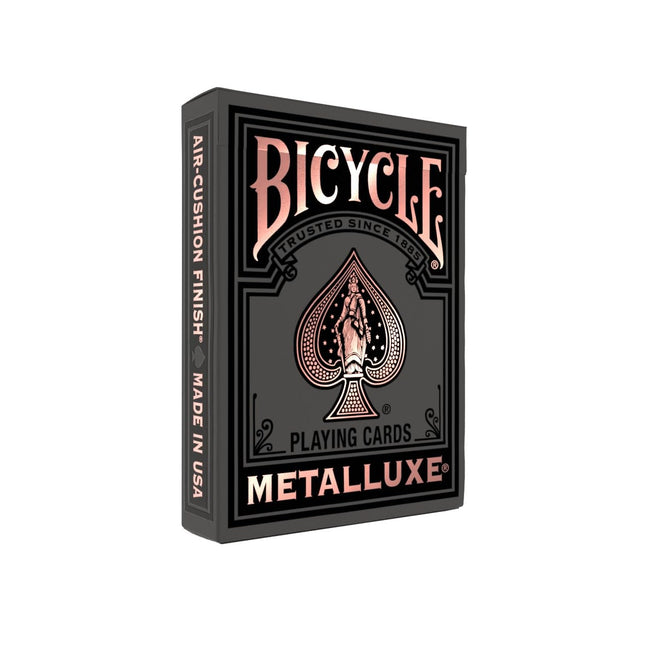 Bicycle Black and Rose Gold Metalluxe Playing Card