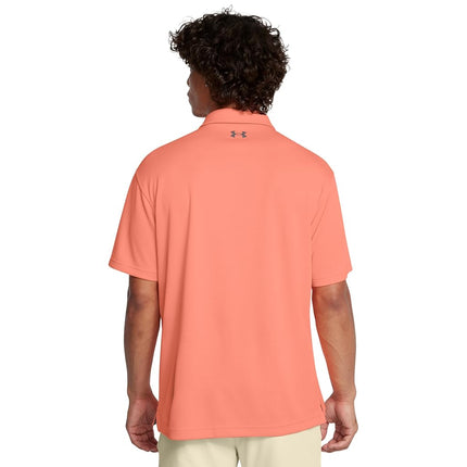 Men's Tech Polo Shirt Flare Orange/Pitch Gray L L