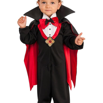 Bristol Novelty 510306TODD Drac Dapper Dracula, Boys, Girls, Multicolour, 1-2 Years Halloween