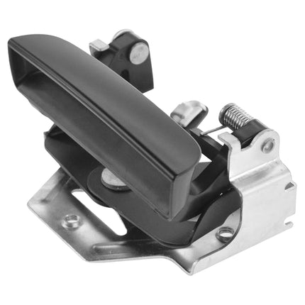 TRQ Smooth Black Rear Tailgate Handle Compatible with 97-11 Dodge Dakota Mitsubishi Raider