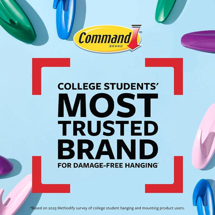 Command Clear Caddy, Candied Plum, 1 Caddy, 4 Strips, Damage Free Organization Wall Mount to Cabinet, Kitchen, Pantry, Closet, or Under Sink, Holds up to 4 lb