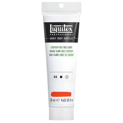 Liquitex Heavy Body Acrylic Paint, Kad Red Light, 