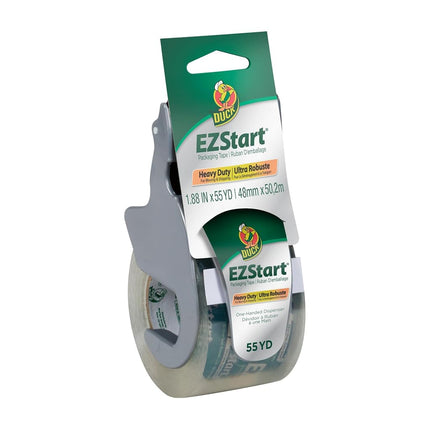 Duck EZ Start Clear Packing Tape with One-Handed D