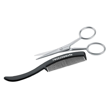 Tweezerman G.E.A.R. Moustache Scissors and Comb Mo
