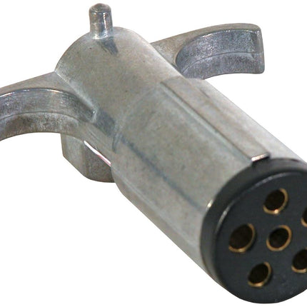 Buyers Products 6-Way Die-Cast Metal Trailer Connector with Spring - Trailer Side