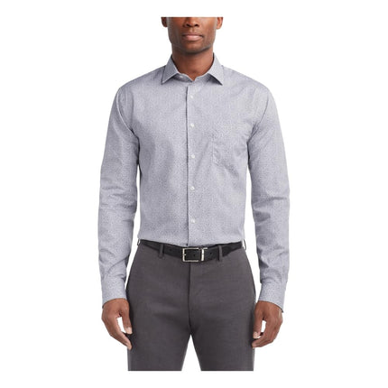 Van Heusen Men's Dress Shirt Regular Fit Stain Shi