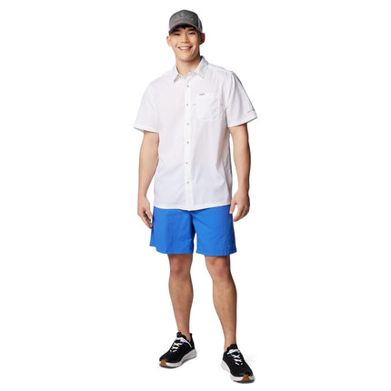 Columbia Men's Standard Slack Tide Camp Shirt, White, 3X Tall