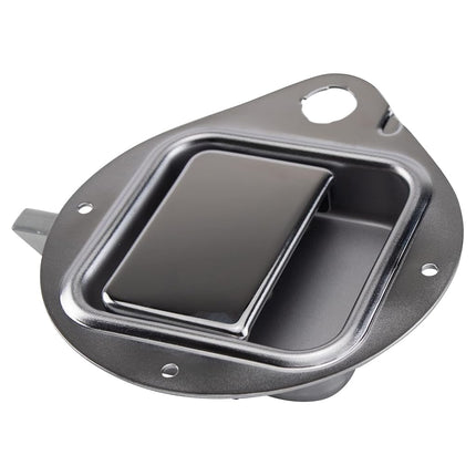 TRQ Front Right Exterior Door Handle Chrome Passenger Side Compatible with 1993-2000 Peterbilt 200 1987-1996 375 1987-2001 377 1988-2005 378 1987-2005 379