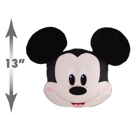 Cabezas de personajes clásicos de Disney, Mickey Mouse, peluche de 13 pulgadas, juguete de almohada suave para niños, juguetes para niños con licencia oficial para edades de 2 años en adelante por Just Play